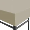 Online Huvimajan katto 310 g/m² 3x3 m beige Paviljongit|Paviljongit