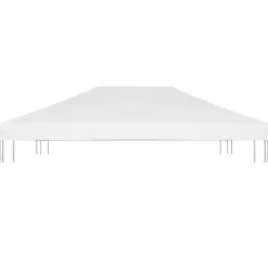 Huvimajan katto 270 g /m² 4x3 m valkoinen (12083)*FinePRICE