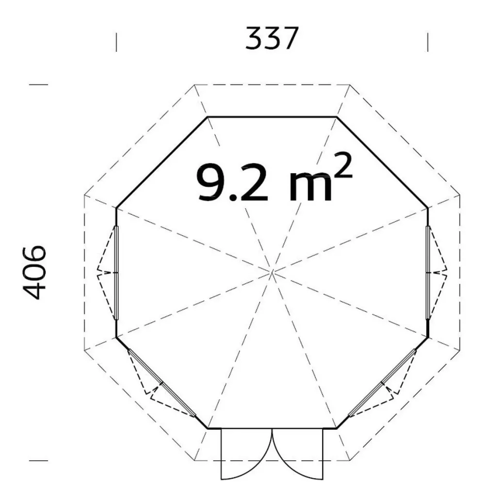 Huvimaja Veronica 4 9.2 m²*Palmako Clearance