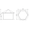 Huvimaja Madeira 2 8m²*Skan Holz Clearance