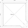 Huvimaja Victoria C, 13.9m²*Tene Sale