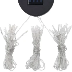 Huvimaja verhoilla ja LED-valonauhoilla, alumiini, eri kokoja ja värejä*FinePRICE Sale