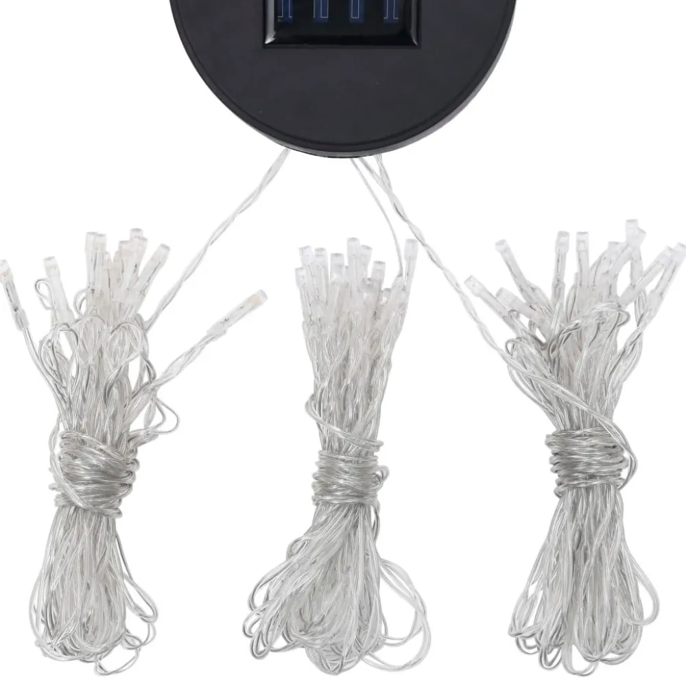 Huvimaja verhoilla ja LED-valonauhoilla, alumiini, eri kokoja ja värejä*FinePRICE Sale