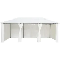 Sale Huvimaja verhoilla 600x298x270 cm 180 g/m² valkoinen Paviljongit|Paviljongit