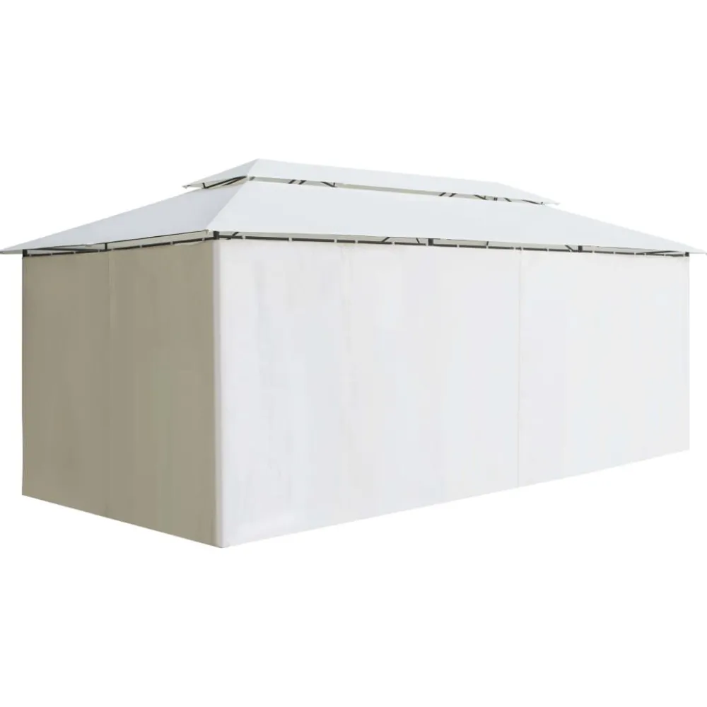 Sale Huvimaja verhoilla 600x298x270 cm 180 g/m² valkoinen Paviljongit|Paviljongit