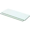 Hyllyt 2 kpl, kirkas lasi, 50x15 cm*FinePRICE Hot