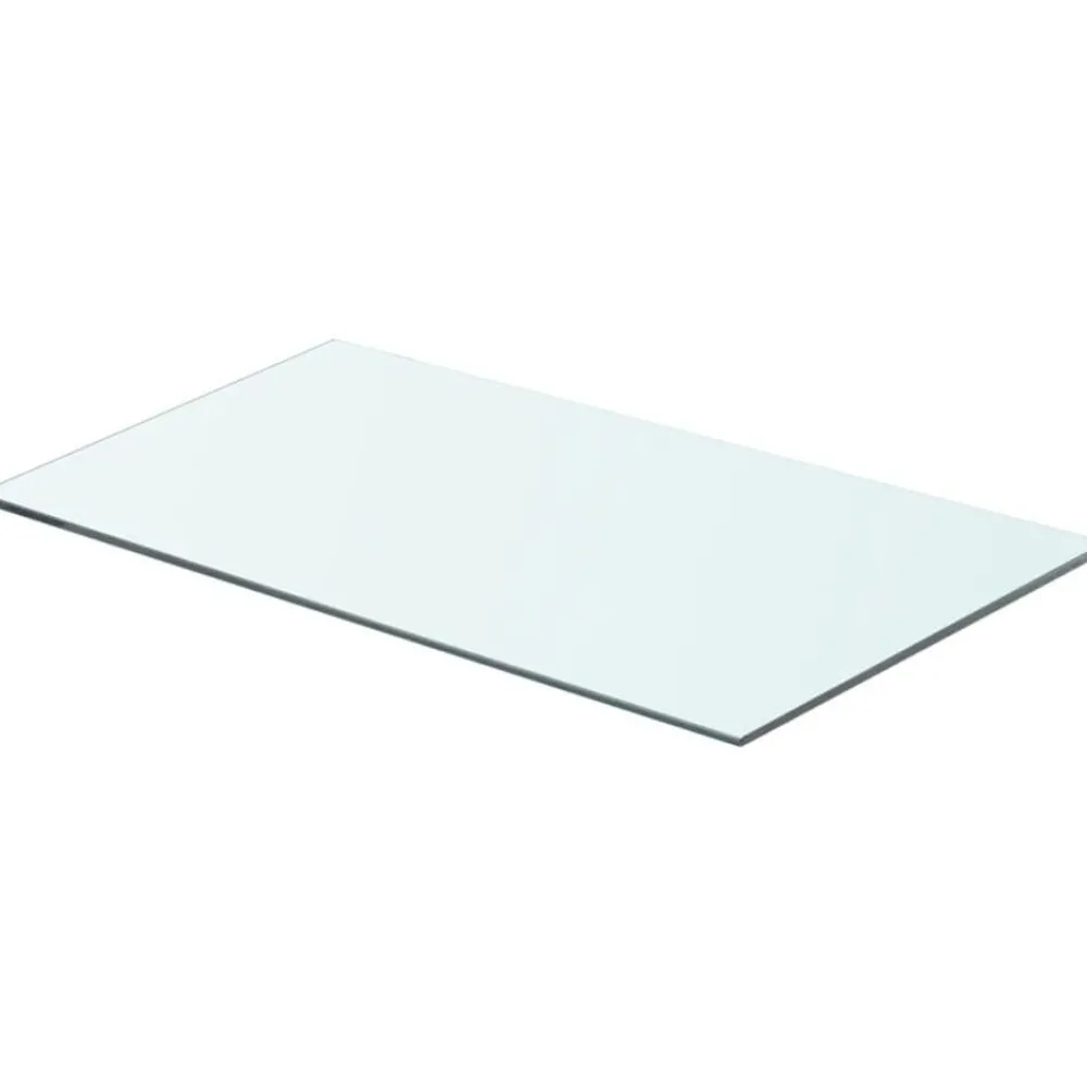 Clearance Hyllyt 2 kpl, kirkas lasi, 60x30 cm Hyllyt