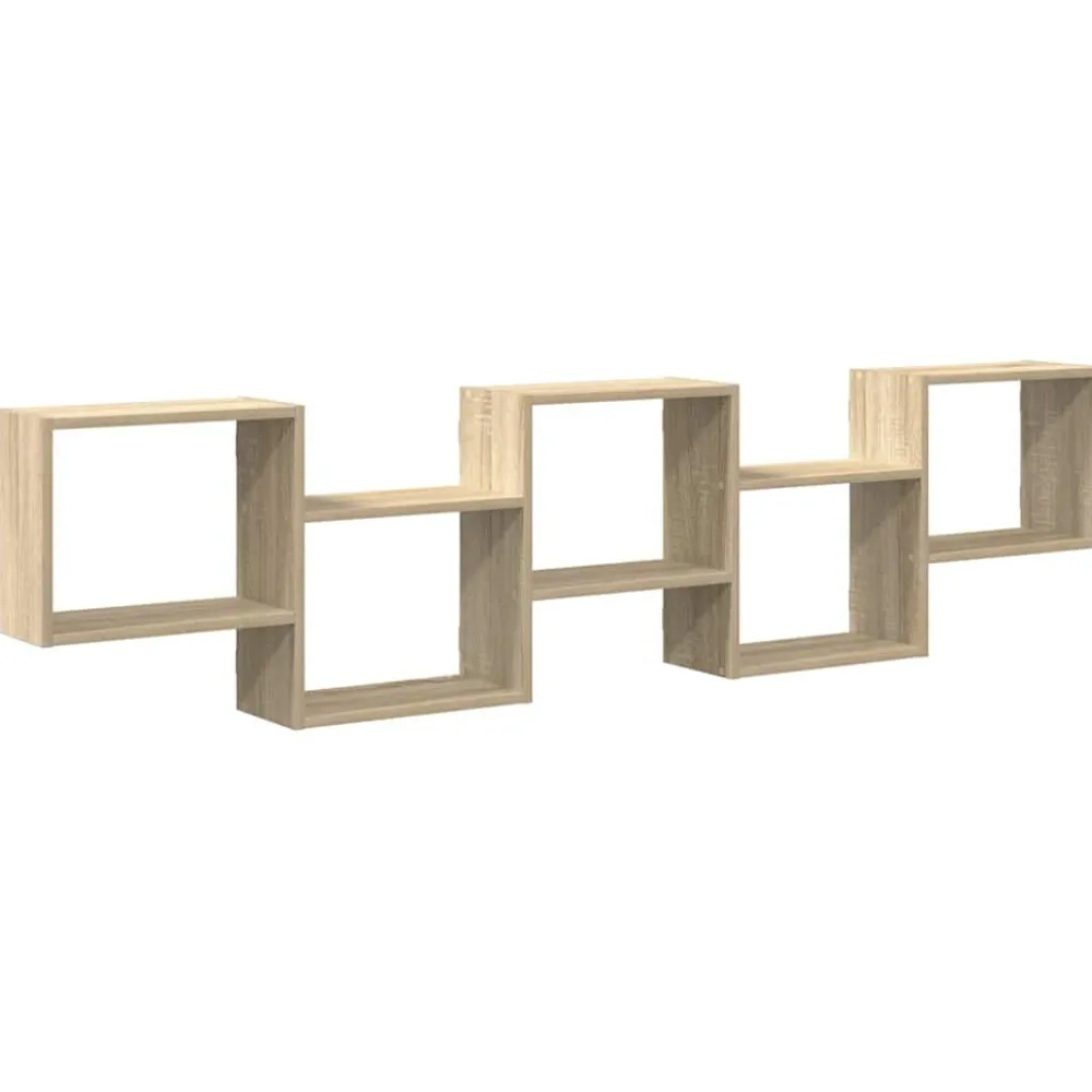 Sale Hylly Wall Cube 5 lokeroa Sonoma Oak Engineered Wood (59997) Hyllyt