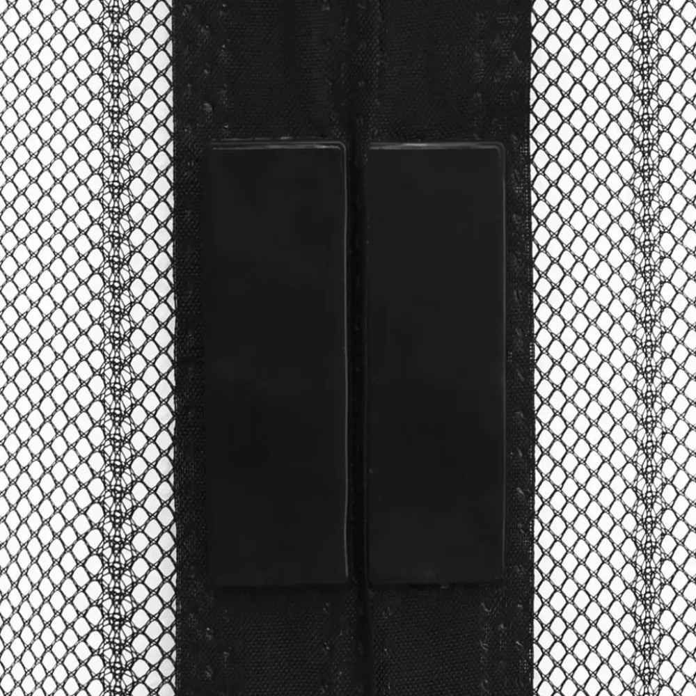 Outlet Hyttysverho Oveen 210 x 100 cm 2 kpl Magneeteilla Musta Kiinteistön Hoito Ja Varusteet