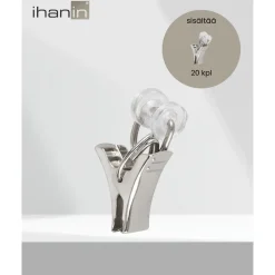 I-kiskon liuku nipistimellä , 20kpl*Ihanin Clearance