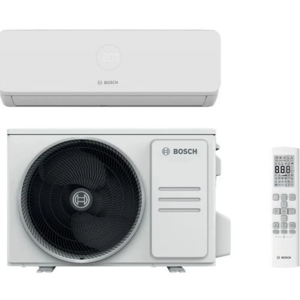 Ilmalämpöpumppu Bosch Climate 5100i-Set 25 HE, valkoinen*Bosch Home Comfort Clearance