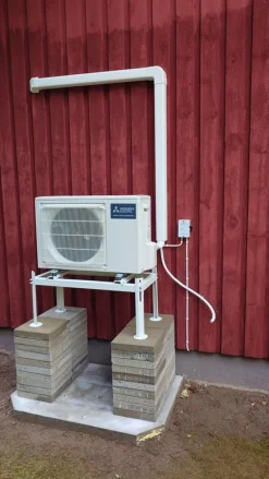 Ilmalämpöpumpun maateline 850x380x400mm, valkoinen*EasyAir New