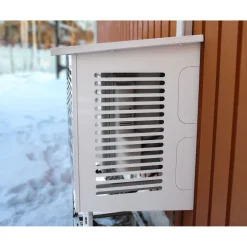 Ilmalämpöpumpun suojakotelo , valkoinen*Suomipiipunhattu Hot