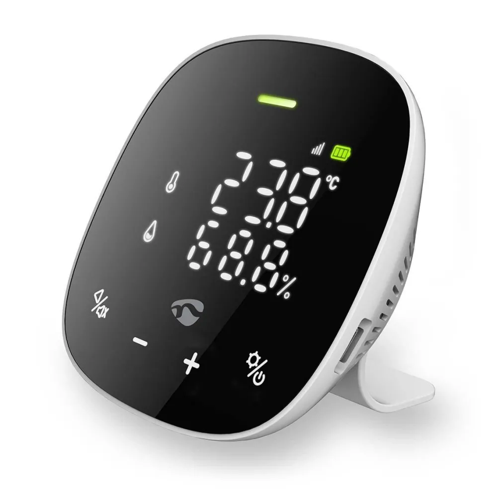 Ilmanlaatumittari SmartLife, Wi-Fi, hiilidioksidi/kosteus/lämpötila*Nedis Best
