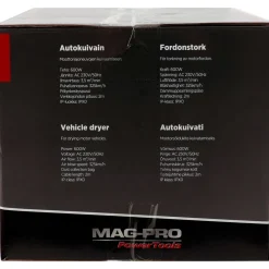 Hot Ilmapuhallin/ajoneuvokuivain Power Tools 600W 3,5 m³/min Kulkuneuvot|Veneily