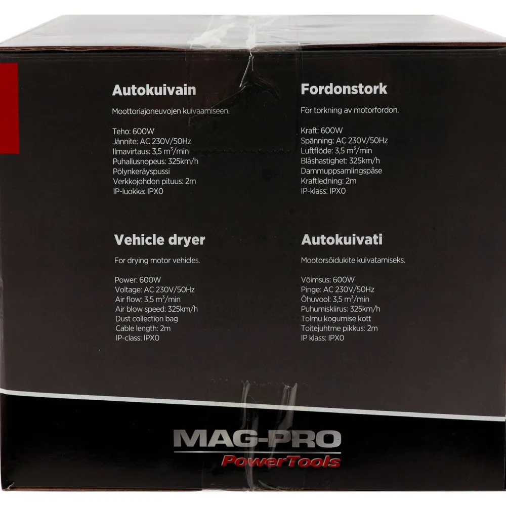 Hot Ilmapuhallin/ajoneuvokuivain Power Tools 600W 3,5 m³/min Kulkuneuvot|Veneily