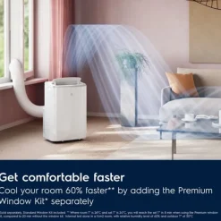 Ilmastointilaite Comfort 600 EXP34U339CW, siirrettävä, 3500W, 12000BTU, valkoinen Ilmastointilaitteet
