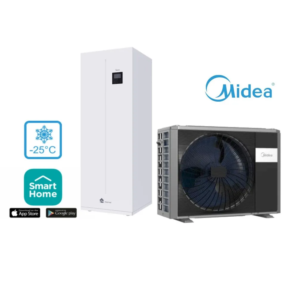 Ilma-vesilämpöpumppu M-Thermal Arctic Dual 10kW/190L*Midea New