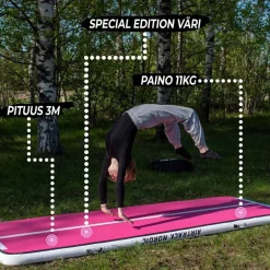 Ilmavolttipatja Home Special Edition eri kokoja ja värejä*AirTrack Nordic Best