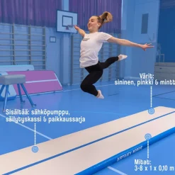 Best Ilmavolttipatja Standard eri kokoja ja värejä Airtrack Ilmavolttipatjat
