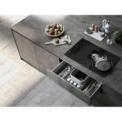 Outlet Induktiotaso liesituulettimella Galileo Smart omalla moottorilla 83cm musta Keittotasot Liesituulettimella