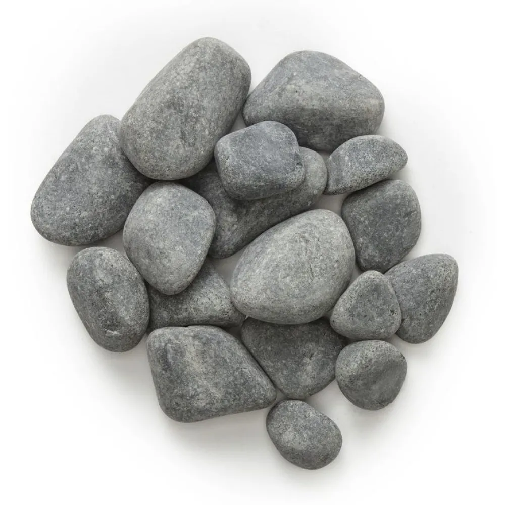Iso koristekivi , 60 säkkiä x 10 kg/lava, 30-60mm, harmaa basaltti*Kekkilä Best