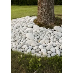 Sale Iso koristekivi , 60 säkkiä x 10 kg/lava, 120-200mm, vaalea kvartsi Koristekivet