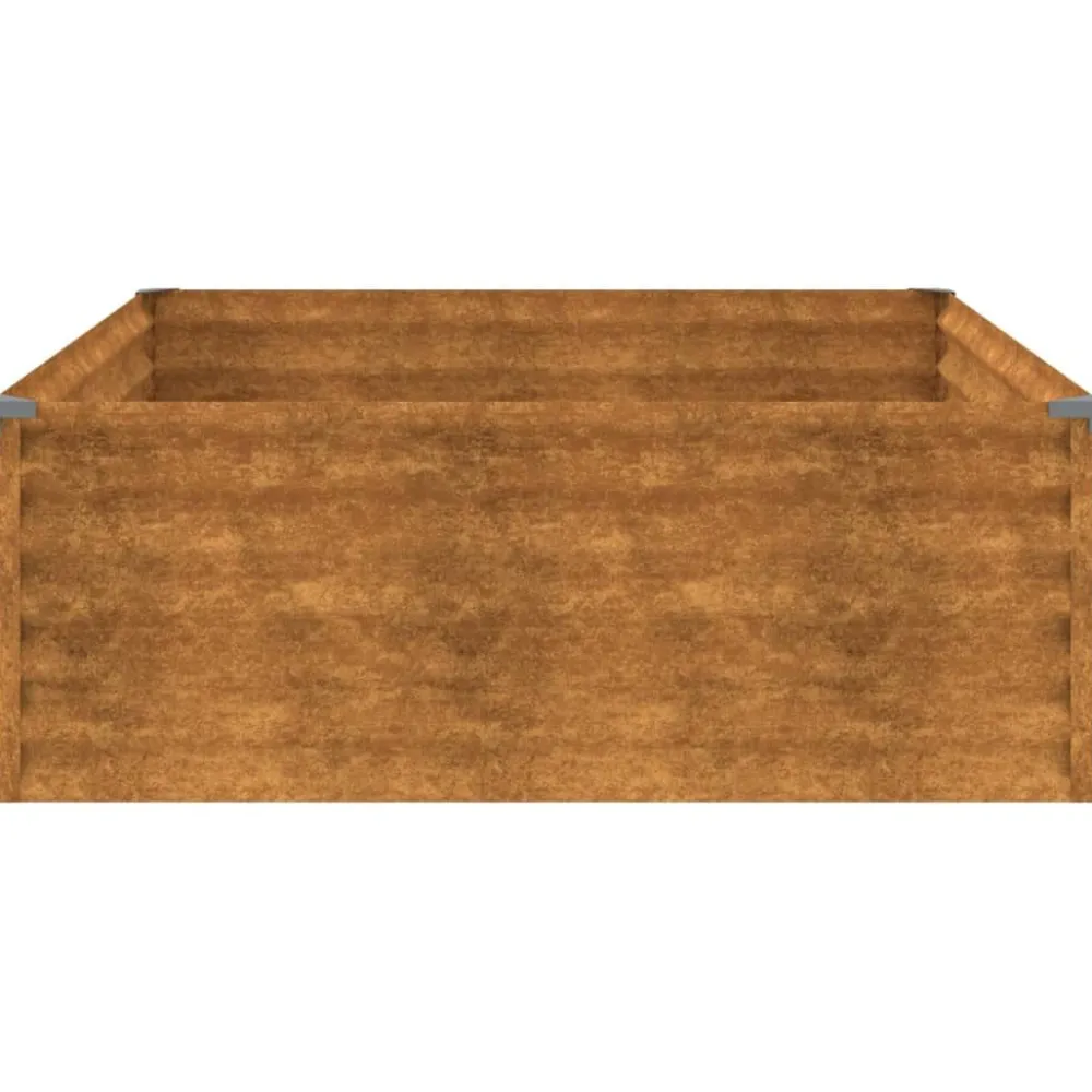 Sale Istutuslaatikko 100x100x36 cm corten-teräs Istutuslaatikot|Puutarhatarvikkeet