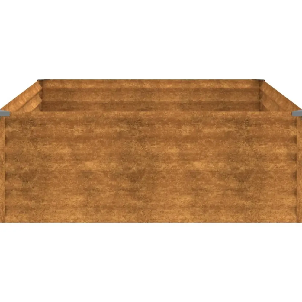 Sale Istutuslaatikko 100x100x36 cm corten-teräs Istutuslaatikot|Puutarhatarvikkeet