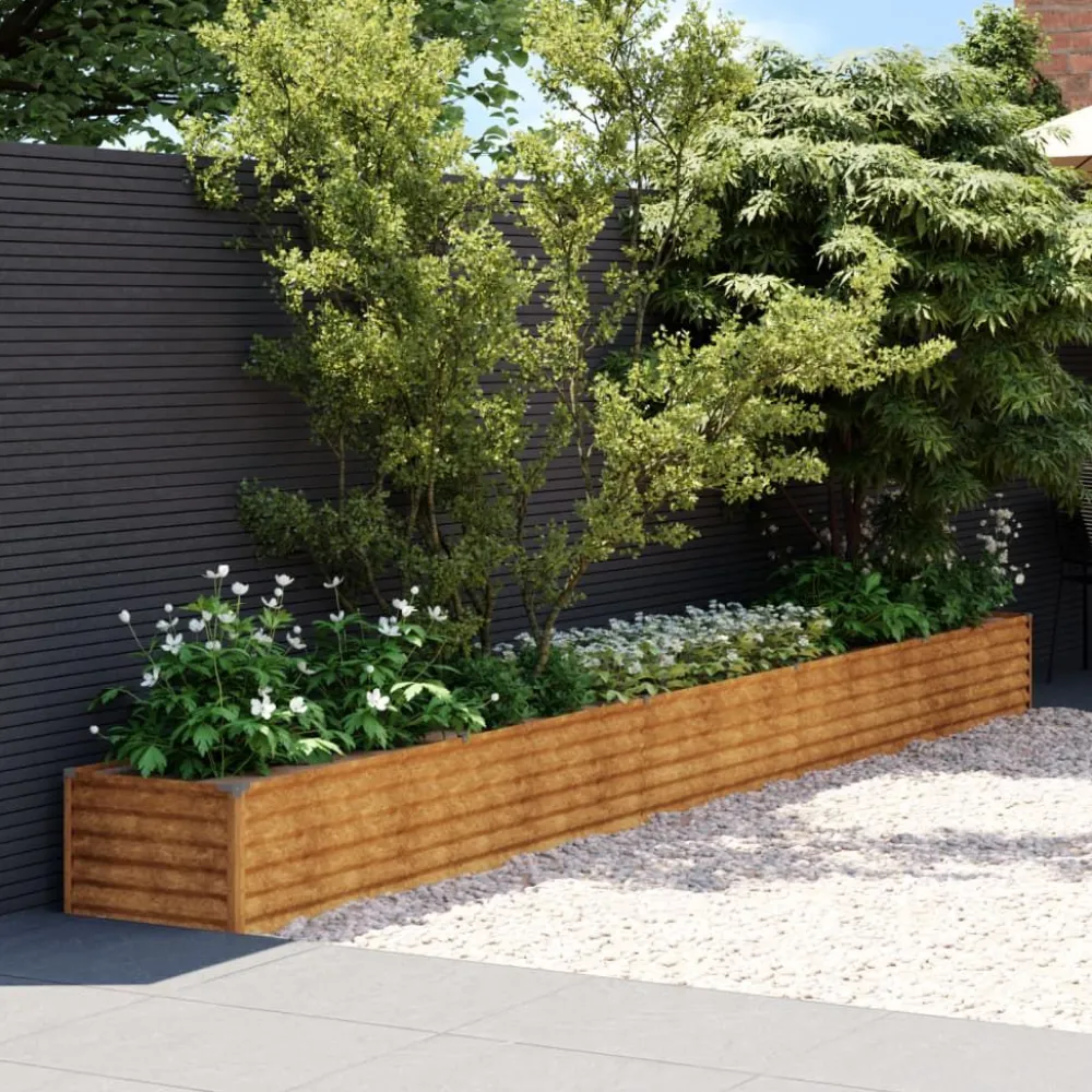 Best Istutuslaatikko 482x50x36 cm corten-teräs Istutuslaatikot|Puutarhatarvikkeet