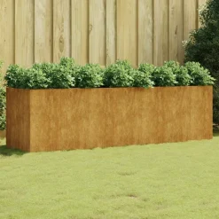 Outlet Istutuslaatikko 280x80x80 cm corten-teräs Istutuslaatikot|Puutarhatarvikkeet