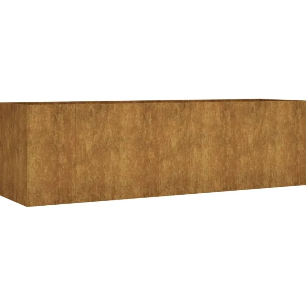 Outlet Istutuslaatikko 280x80x80 cm corten-teräs Istutuslaatikot|Puutarhatarvikkeet