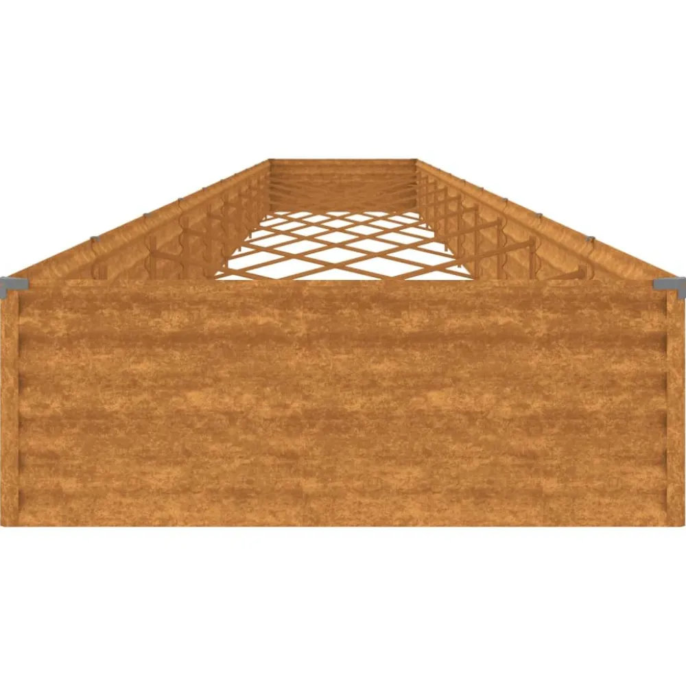 New Istutuslaatikko 960x100x36 cm corten-teräs Istutuslaatikot|Puutarhatarvikkeet