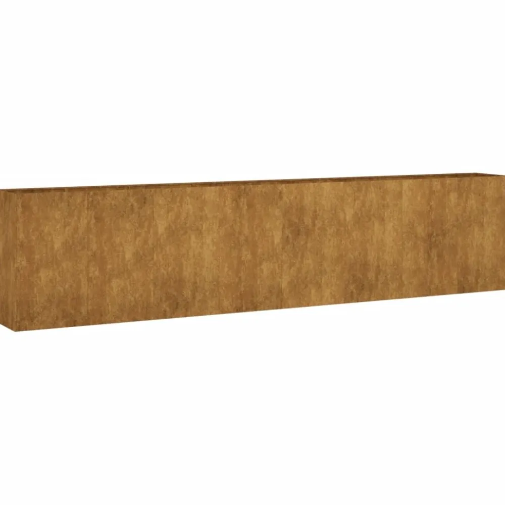 Istutuslaatikko 360x40x80 cm corten-teräs*FinePRICE New