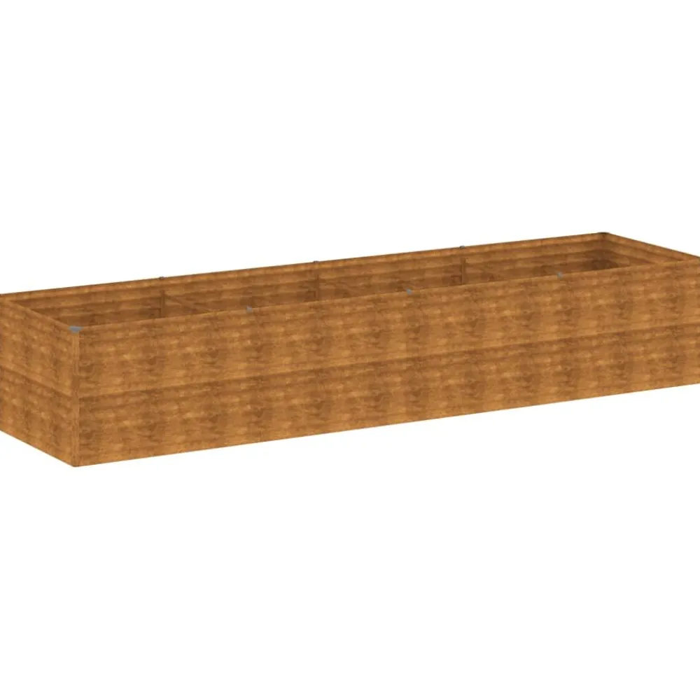 Istutuslaatikko 386x100x69 cm corten-teräs*FinePRICE Outlet