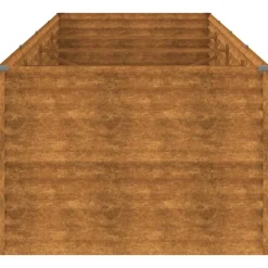 Istutuslaatikko 386x100x69 cm corten-teräs*FinePRICE Outlet