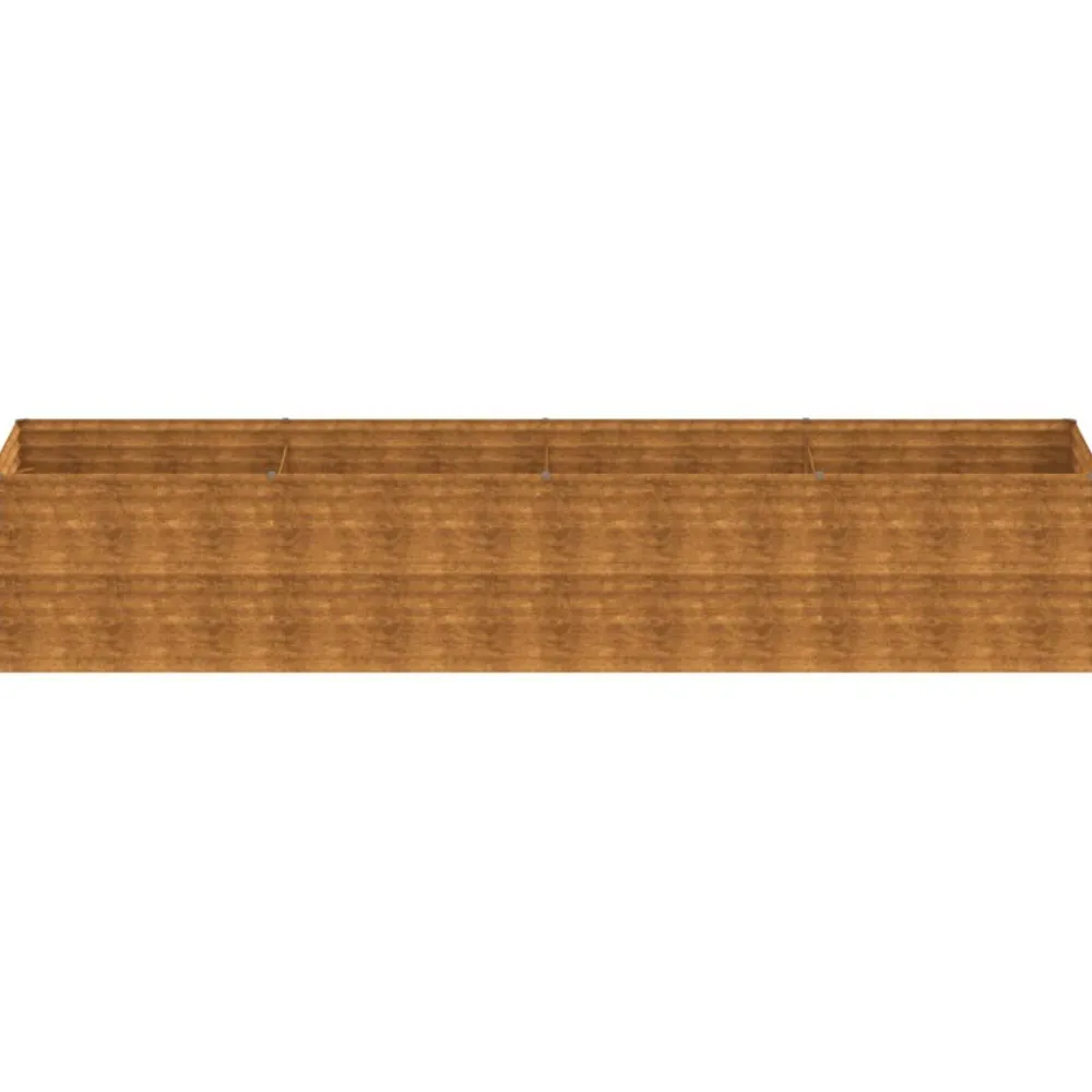 Istutuslaatikko 386x100x69 cm corten-teräs*FinePRICE Outlet