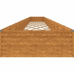 Outlet Istutuslaatikko 1150x100x36 cm corten-teräs Istutuslaatikot|Puutarhatarvikkeet