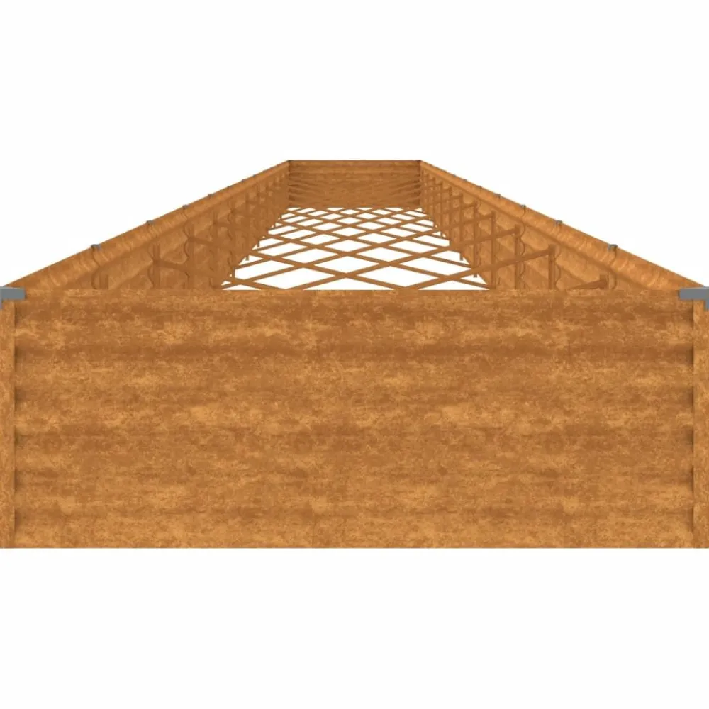 Outlet Istutuslaatikko 1150x100x36 cm corten-teräs Istutuslaatikot|Puutarhatarvikkeet