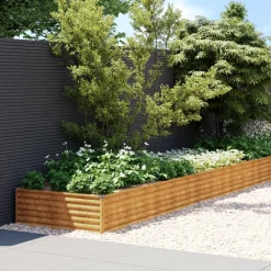 Outlet Istutuslaatikko 1150x100x36 cm corten-teräs Istutuslaatikot|Puutarhatarvikkeet