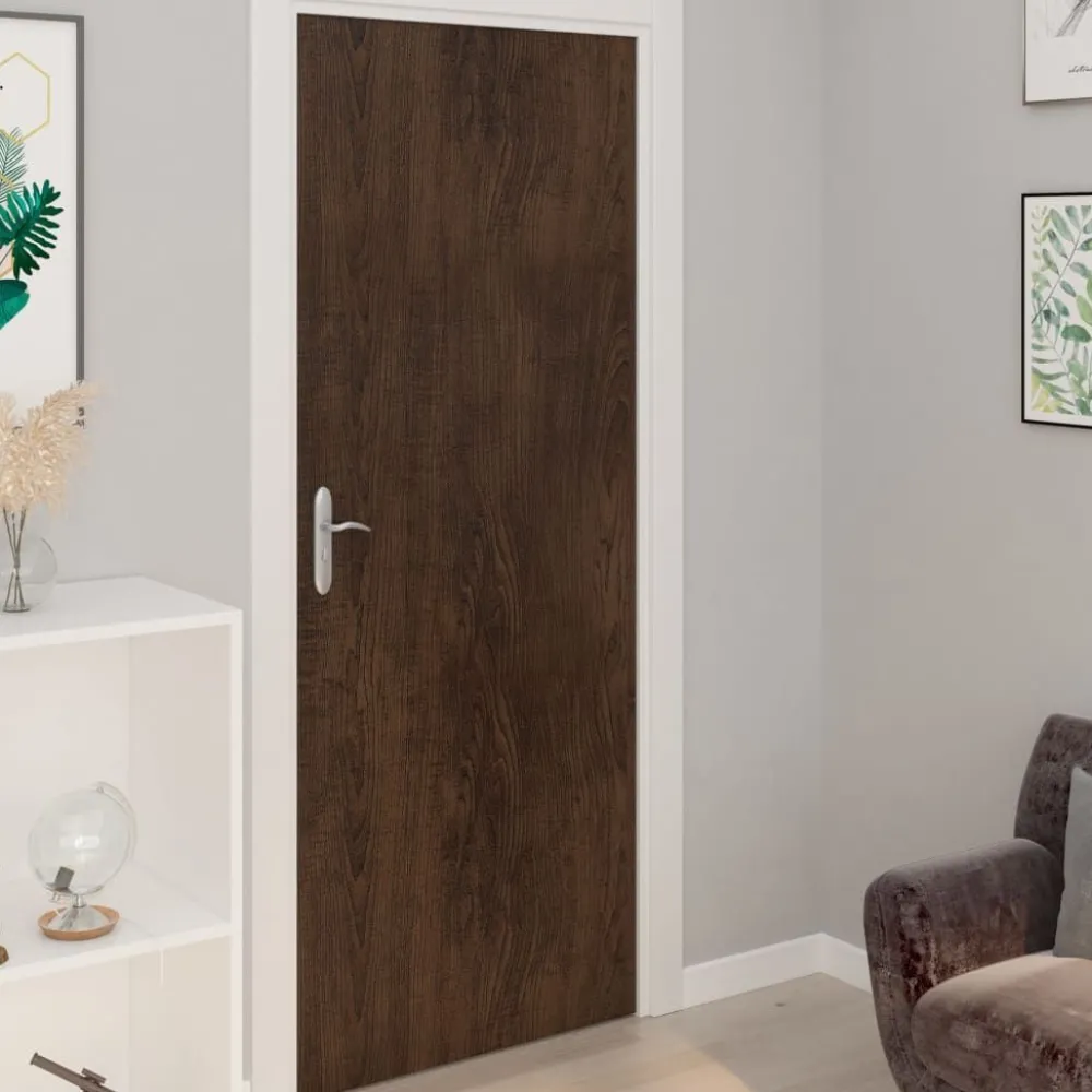 Itseliimautuva huonekalukalvo tumma tammi 500x90 cm pvc*FinePRICE Sale
