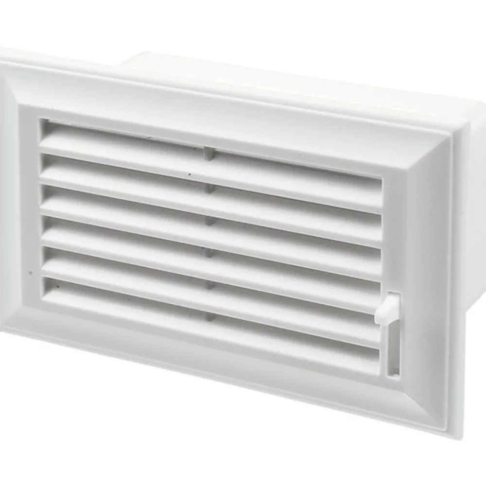 IV-kanavan päätysäleikkö 55x110 mm, muovi Ilmastointiputket Ja Osat