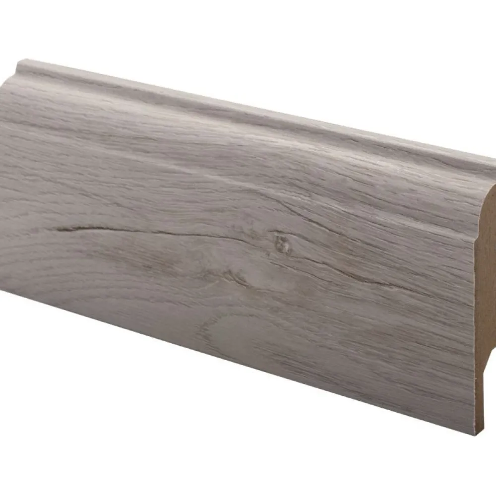 Jalkalista ART Koski 16x65x2750mm MDF aito tunne tuhka*Maler New