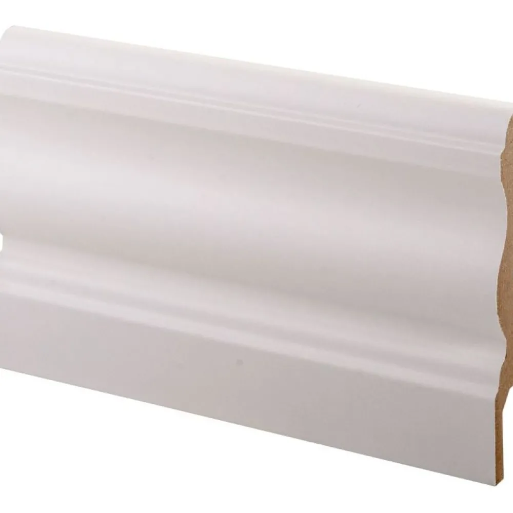 Jalkalista Laine 16x92x2750mm MDF valkoinen*Maler