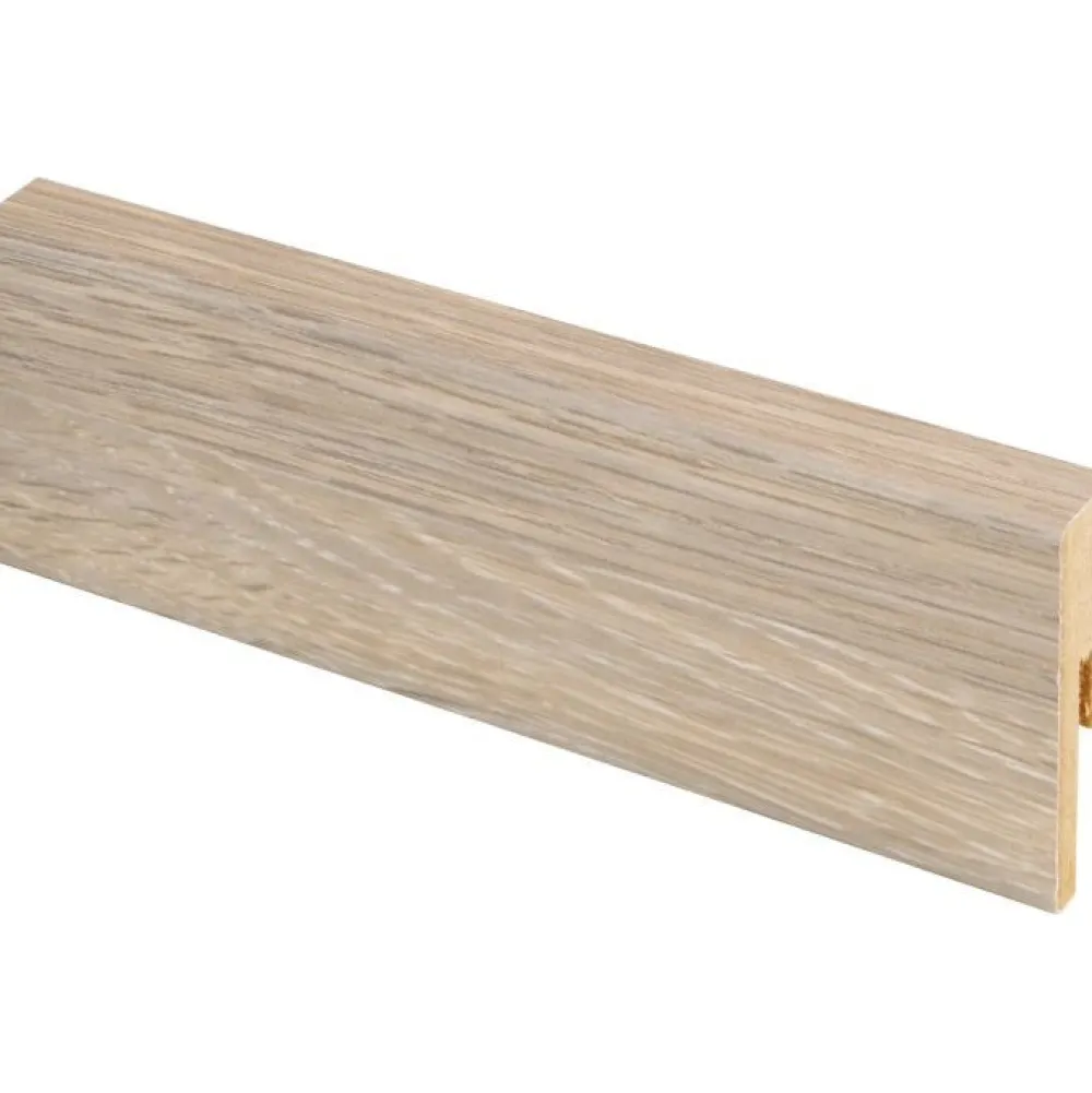 Jalkalista R2 Aava 12x42x2750mm MDF vanilla tammi Jalkalistat