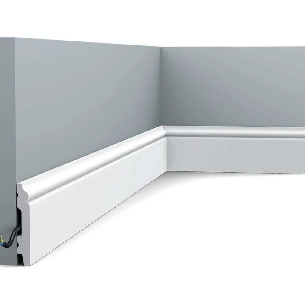 Online Jalkalista SX165 11x69x2000 mm polystyreeni valkoinen Jalkalistat