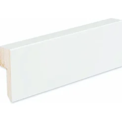 Online Jalkalista Kiille 20x70x3600 mm johtouralla puhtaanvalkoinen 4 kpl/pak Jalkalistat