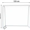 Discount Jalkapallomaali 180x120x60cm sisältää verkon valkoinen Urheiluvälineet