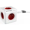 New Jatkojohto PowerCube Extended 1,5m 5-osainen punainen/valkoinen Jatkojohdot
