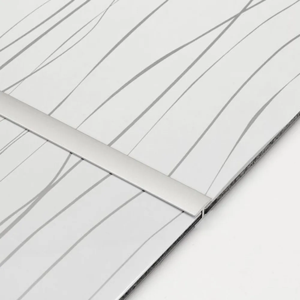 Jatkolista välitilalevylle H-profiili silver 4000 mm*Aluco Clearance